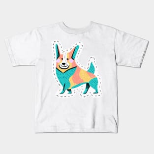 Corgi 80s Dog Owner Pembroke Welsh Corgi Funny 1980s Corgi Kids T-Shirt